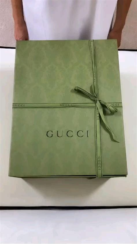 current gucci packaging|Gucci gift wrapping.